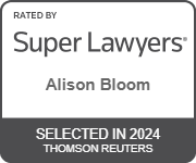 Rated By Super Lawyers | Alison Bloom | Selected in 2024 | Thomson Reuters